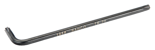 Klucz trzpieniowy wydłużony z otworem centrującym TORX TR 40 czarny BAHCO