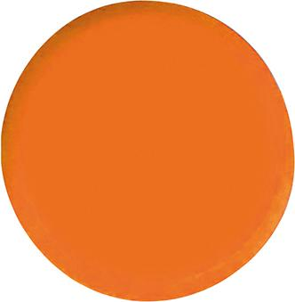 Magnes biurowy,  okrągły 20mm, pomarańczowy Eclipse