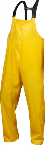 Spodnie przeciwdeszczowe nylon/winyl, rozmiar L, żółte