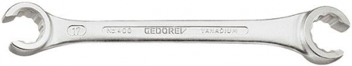 Podwójny klucz oczkowy otwarty 19x22mm, odgięty 15° GEDORE