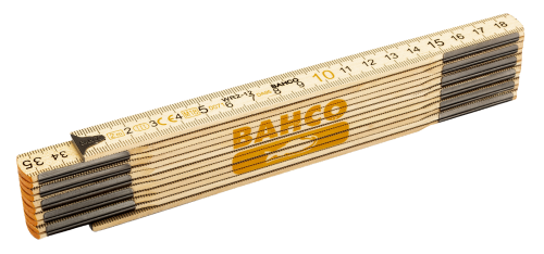 Linijka drewniana składana 2m, 12 segmentowa BAHCO (25 szt.)