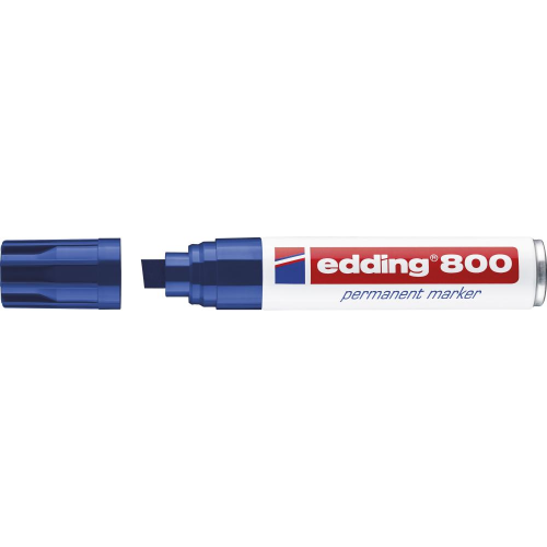 Marker permanentny 800 niebieski Edding